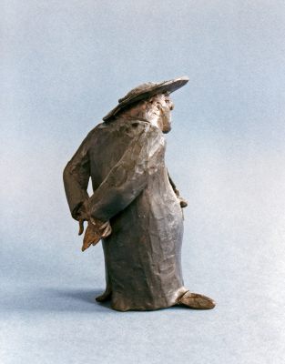 vergeistigter Geistlicher (Bronze, h 16 cm 1990)