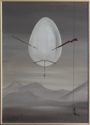 Bild für einen Glöckner (Öl auf Leinwand, 50 x 70 cm 1989)